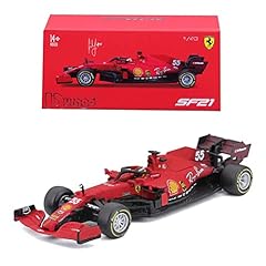 Bburago B18-36828S 1:43 F1 2021 Ferrari SF21 with Helmet, used for sale  Delivered anywhere in UK