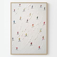 Skiing artwork winter for sale  Delivered anywhere in USA 