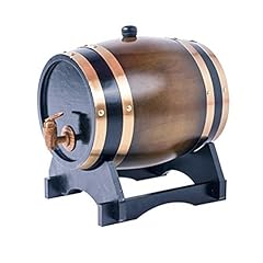 1.5L Wood Whiskey Barrel Dispenser Oak Aging Wine Barrel, used for sale  Delivered anywhere in Canada
