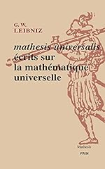 Mathesis universalis ecrits usato  Spedito ovunque in Italia 