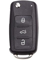 Hkgk 3 Buttons Flip Folding Car Remote Key Shell for, used for sale  Delivered anywhere in UK