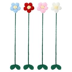 4pcs crochet bookmark for sale  Delivered anywhere in UK
