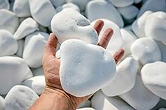 B2C Decorative MARBLE EXTRA SNOW WHITE Stones/Pebbles for sale  Delivered anywhere in UK