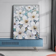 White flowers canvas for sale  Delivered anywhere in Canada