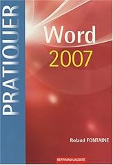 Word 2007 d'occasion  Livré partout en France