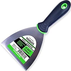 4" Putty Knife (HEAVY DUTY - FLEXIBLE STIFF BROAD KNIFE BLADE) Paint & Wall Scraper - Carbon Steel - Ergonomic Comfort Handle - Perfect for Spackle, Spreading Scraping Walls, Floors, Tile, More! for sale  Delivered anywhere in USA 