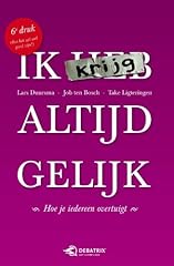 Krijg altijd gelijk d'occasion  Livré partout en Belgiqu
