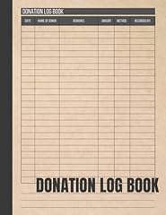 Donation log book for sale  Delivered anywhere in USA 