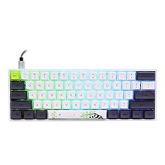 EPOMAKER SKYLOONG SK61 61 Keys Hot Swappable Mechanical Keyboard with RGB Backlit, NKRO, water-resistant, Type-C Cable for Win/Mac/Gaming (Gateron Optical Black, Panda) usato  Spedito ovunque in Italia 