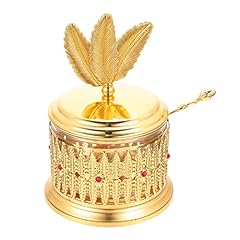 Used, Artibetter Vintage Metal Jewelry Box Small Golden Trinket Storage Box Earrings Necklace Treasure Chest Organizer Antique Jewelry Keepsake Gift Box Candy Snack Container for Women Girl for sale  Delivered anywhere in Canada