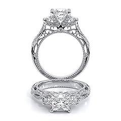 1.48 Carat (ctw) Princess Moissanite engagement rings, used for sale  Delivered anywhere in USA 