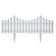 White garden picket for sale  Delivered anywhere in UK
