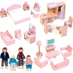 Kizfarm wooden dollhouse for sale  Delivered anywhere in USA 