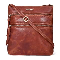 Estalon leather crossbody for sale  Delivered anywhere in USA 