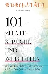 Durchatmen 101 zitaten gebraucht kaufen  Wird an jeden Ort in Deutschland