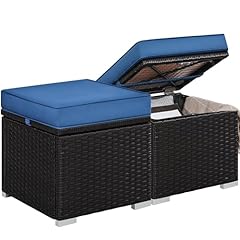 Yaheetech wicker ottomans for sale  Delivered anywhere in USA 