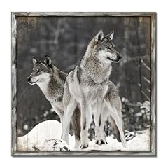 Wooden framed wolf for sale  Delivered anywhere in USA 