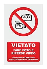 Cartello segnaletico vietato usato  Spedito ovunque in Italia 