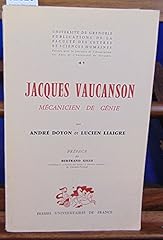 Jacques vaucanson mécanicien d'occasion  Livré partout en France