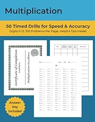 Multiplication timed drills d'occasion  Livré partout en France