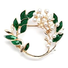Lily valley brooch for sale  Delivered anywhere in UK