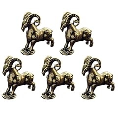 5pcs brass goat for sale  Delivered anywhere in UK