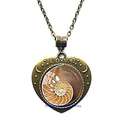 Fibonacci spiral pendant for sale  Delivered anywhere in USA 