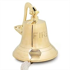 Brass fire bell for sale  Delivered anywhere in USA 