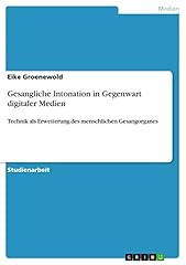 Gesangliche intonation gegenwa d'occasion  Livré partout en Belgiqu