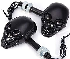Pair motorcycle skull for sale  Delivered anywhere in UK