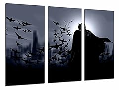 Quadro legno batman usato  Spedito ovunque in Italia 