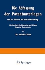 Abfassung patentunterlagen ihr gebraucht kaufen  Wird an jeden Ort in Deutschland