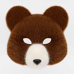 Maschera orso peloso usato  Spedito ovunque in Italia 