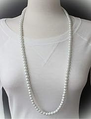 White faux pearl for sale  Delivered anywhere in USA 