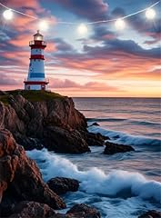 Diamond painting lighthouse for sale  Delivered anywhere in UK