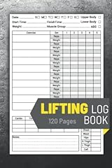 Weight lifting log for sale  Delivered anywhere in USA 