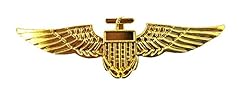 Gold pilot badge for sale  Delivered anywhere in UK