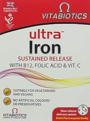 Vitabiotics Ultra Iron Tablets, Pack of 30, used for sale  Delivered anywhere in UK