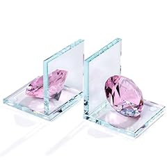 Crystal decorative bookends for sale  Delivered anywhere in USA 