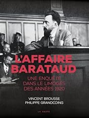 Affaire barataud enquête d'occasion  Livré partout en France