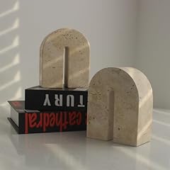 Luxury travertine bookends for sale  Delivered anywhere in USA 