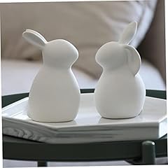 Rabbit figurines 2pcs for sale  Delivered anywhere in UK