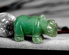 Rhinoceros carved green for sale  Delivered anywhere in USA 