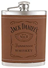 Jack Daniels Licensed Barware Label Flask, 6 oz, Silver for sale  Delivered anywhere in Canada