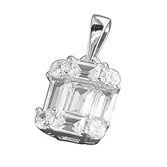 Pendant cubic zirconia for sale  Delivered anywhere in UK