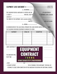 Equipment contract forms for sale  Delivered anywhere in USA 