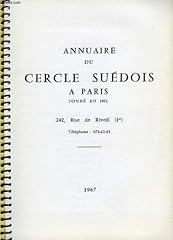 Annuaire cercle suedois d'occasion  Livré partout en France