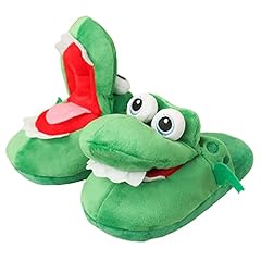 Pantoufles peluche crocodile d'occasion  Livré partout en France