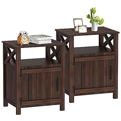 Farmhouse nightstand set for sale  Delivered anywhere in USA 