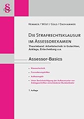 Assessor basics strafrechtskla gebraucht kaufen  Wird an jeden Ort in Deutschland